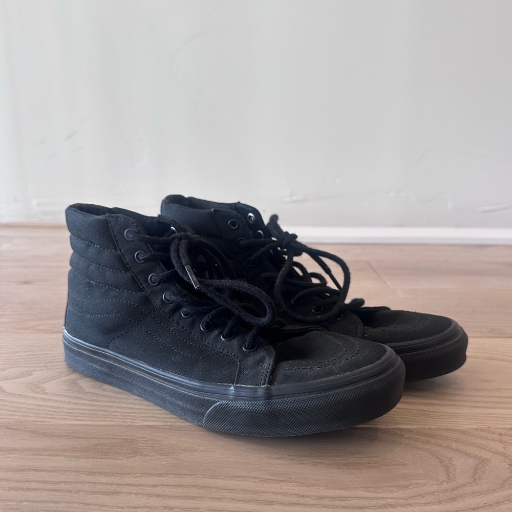 Black High-Top Vans
